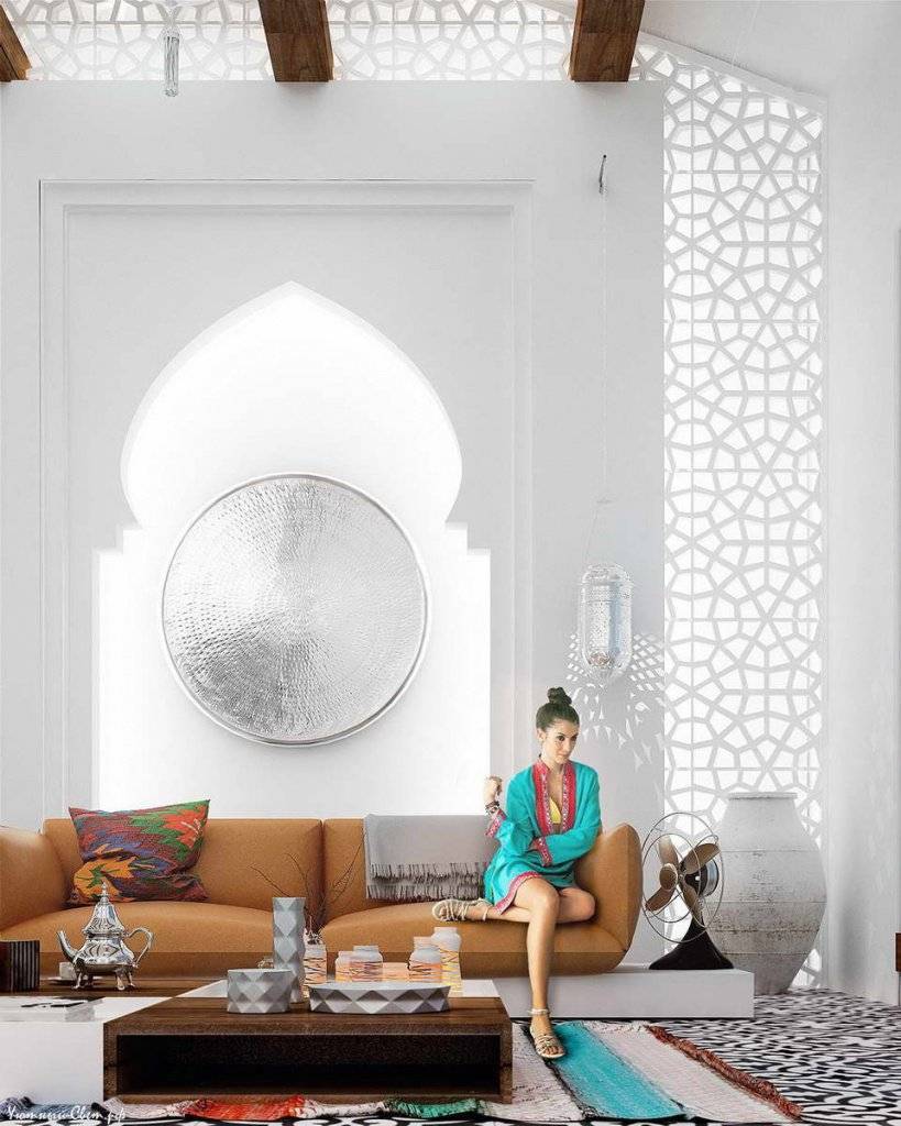 Интерьер в марокканском стиле в доме